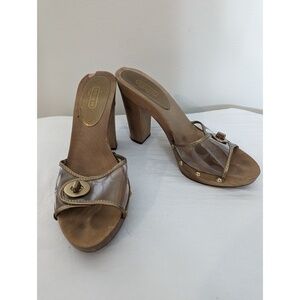 Coach Clog Style Heels - Classic